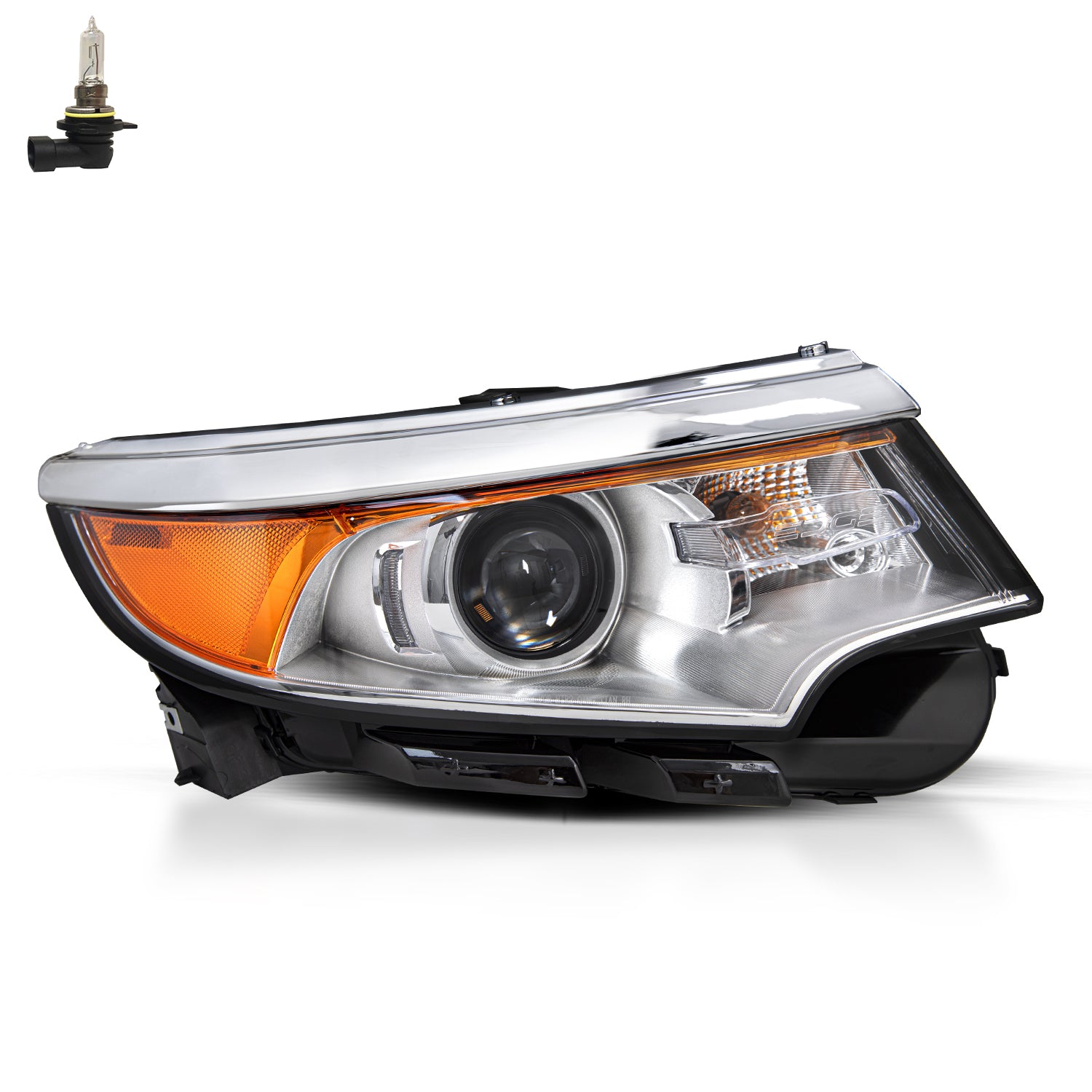 VehicleAid Projector Headlights For 2011-2014 Ford Edge