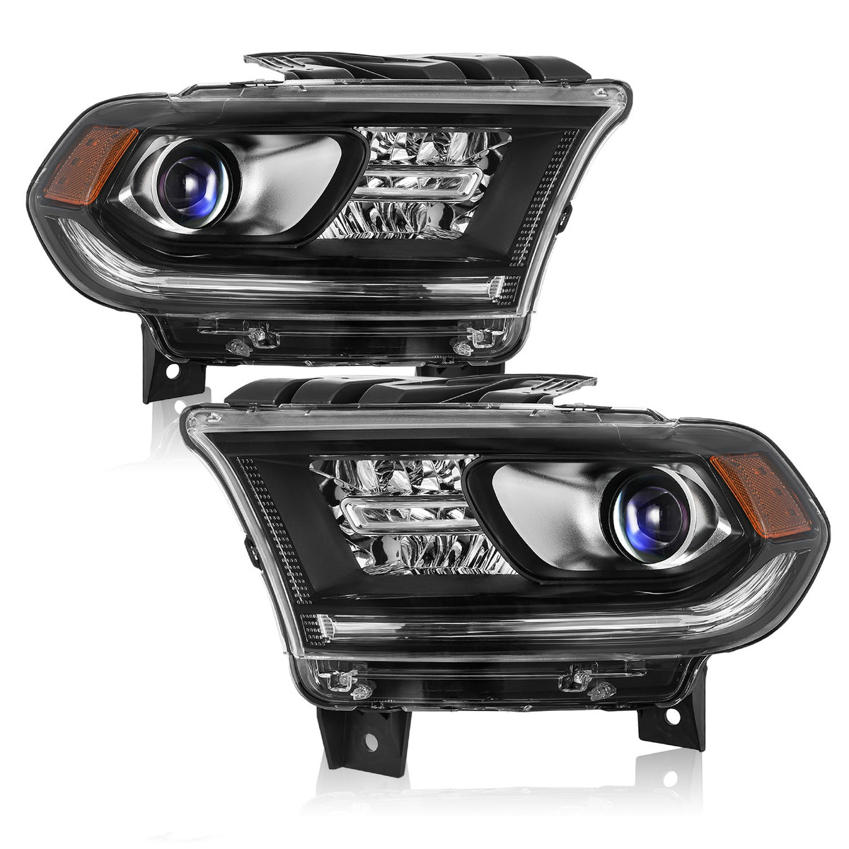 VehicleAid Headlights For 2014-2020 Dodge Durango