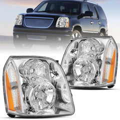 VehicleAid Headlights For 2007-2014 GMC Yukon/Yukon XL Denali