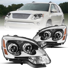 VehicleAid Headlights For 2007-2012 GMC Acadia