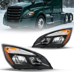 VehicleAid Headlights For 2018-2024 Freightliner Cascadia Halogen