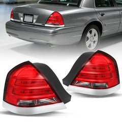 VehicleAid LED Taillights For 1998-2011 Ford Crown Victoria