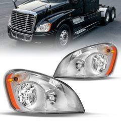 VehicleAid Headlights For 2008-2017 Freightliner Cascadia Halogen