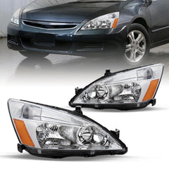 VehicleAid Headlights For 2003-2007 Honda Accord