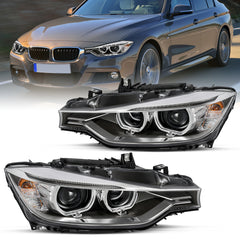 VehicleAid HID Headlights For 2012-2015 BMW 3 Series F30 320i 328i 335i w/AFS