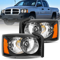 VehicleAid Headlights For 2005-2007 Dodge Dakota