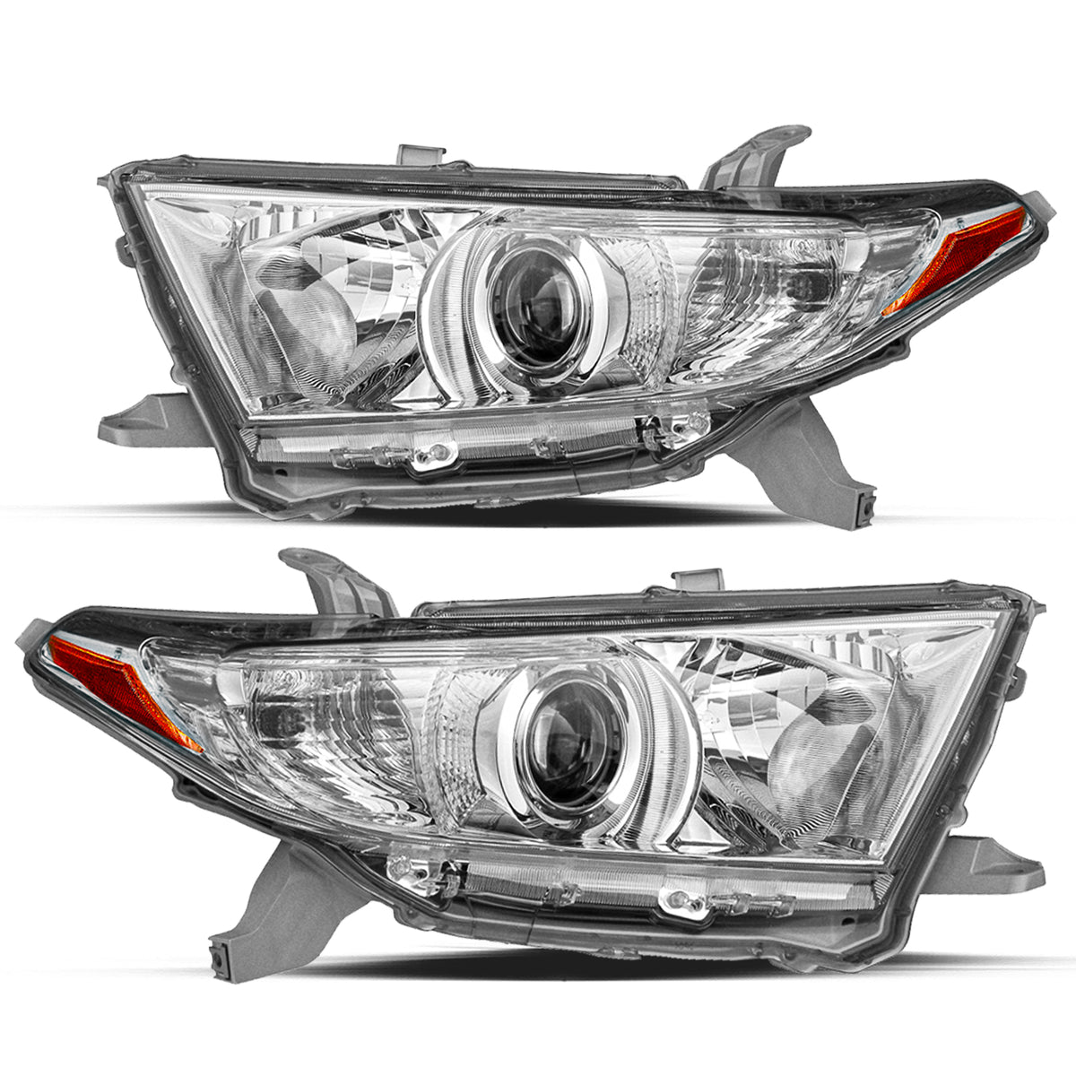 VehicleAid Headlights For 2011-2013 Toyota Highlander