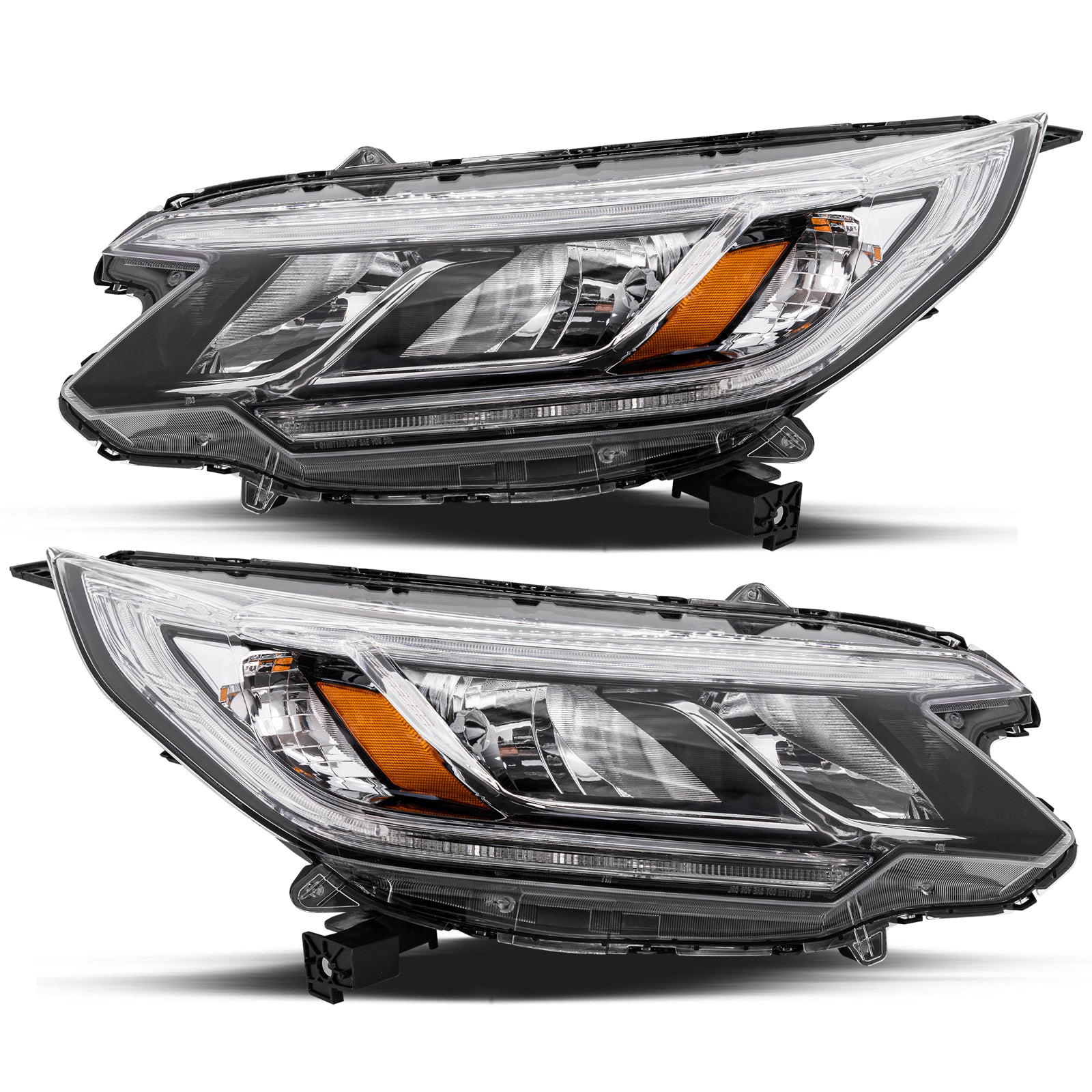 VehicleAid Headlights For 2015-2016 Honda CR-V
