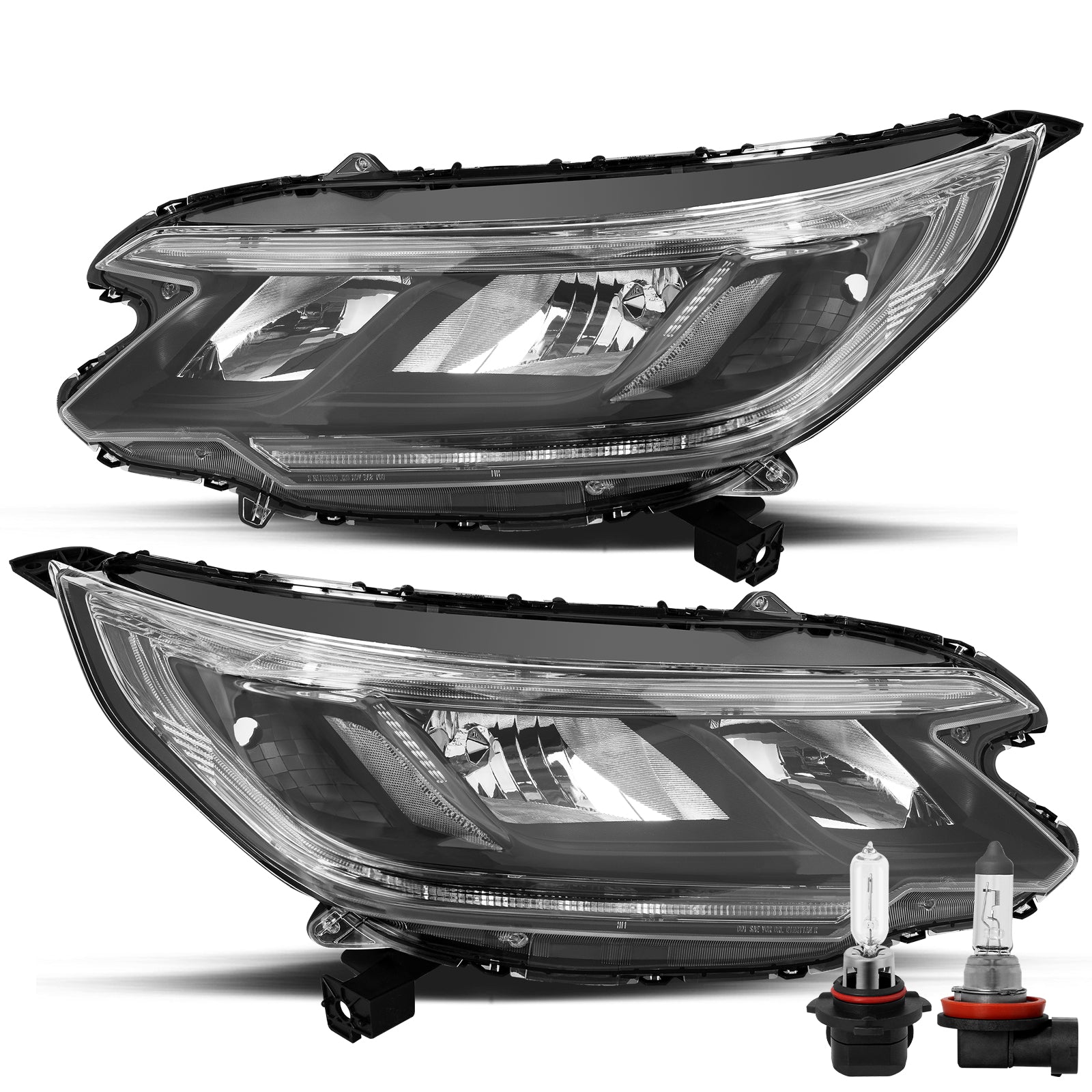 VehicleAid Headlights For 2015-2016 Honda CR-V