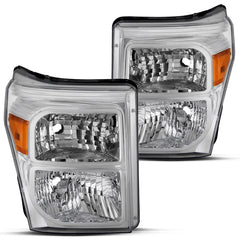 VehicleAid Headlights For 2011-2016 Ford F250 F350 F450 F550 Super Duty