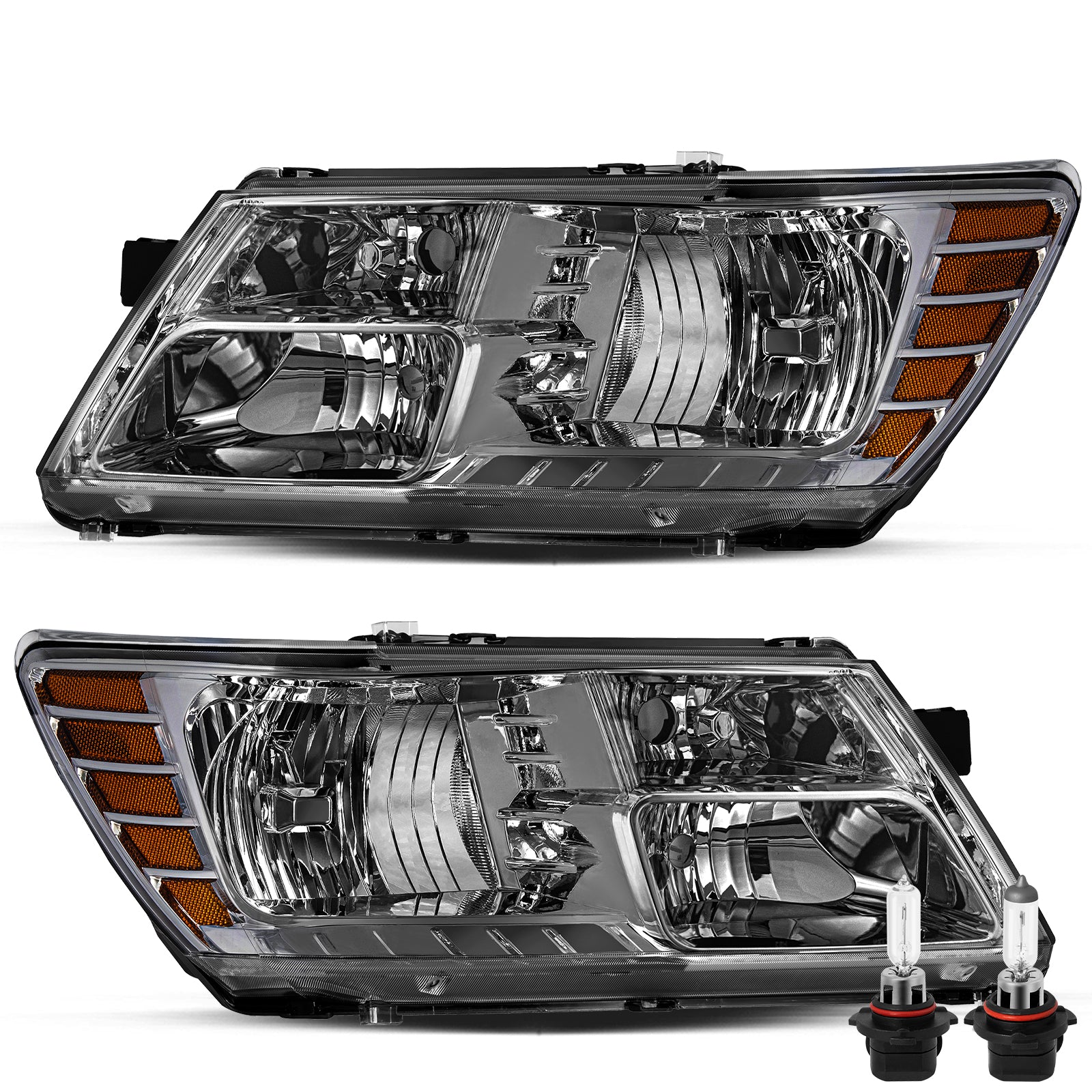 VehicleAid Headlights For 2009-2020 Dodge Journey