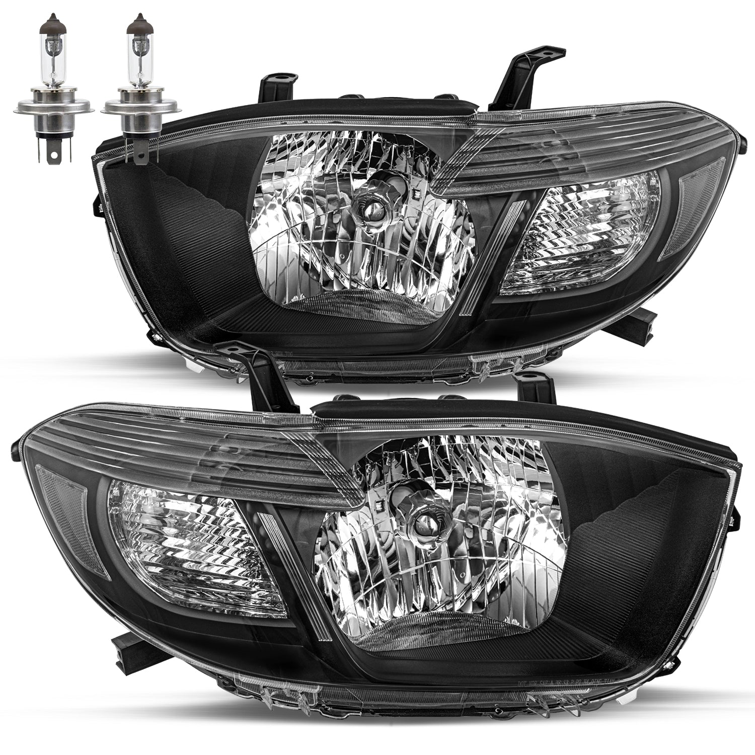 VehicleAid Headlights For 2008-2010 Toyota Highlander