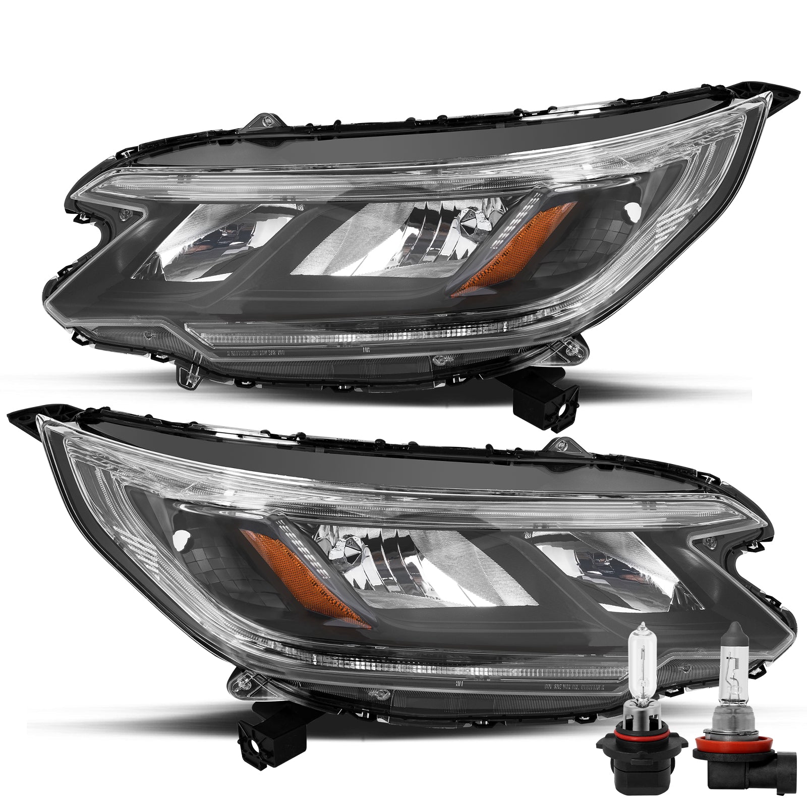 VehicleAid Headlights For 2015-2016 Honda CR-V