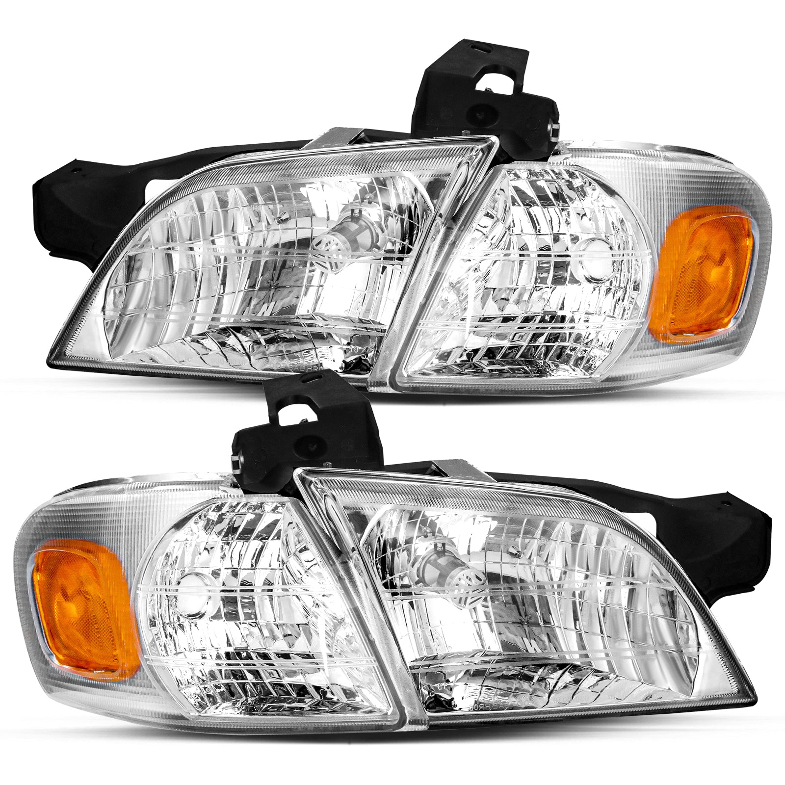 VehicleAid Headlights For 1997-2004 Oldsmobile Silhouette