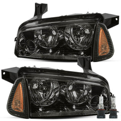 VehicleAid Headlights For 2006-2010 Dodge Charger