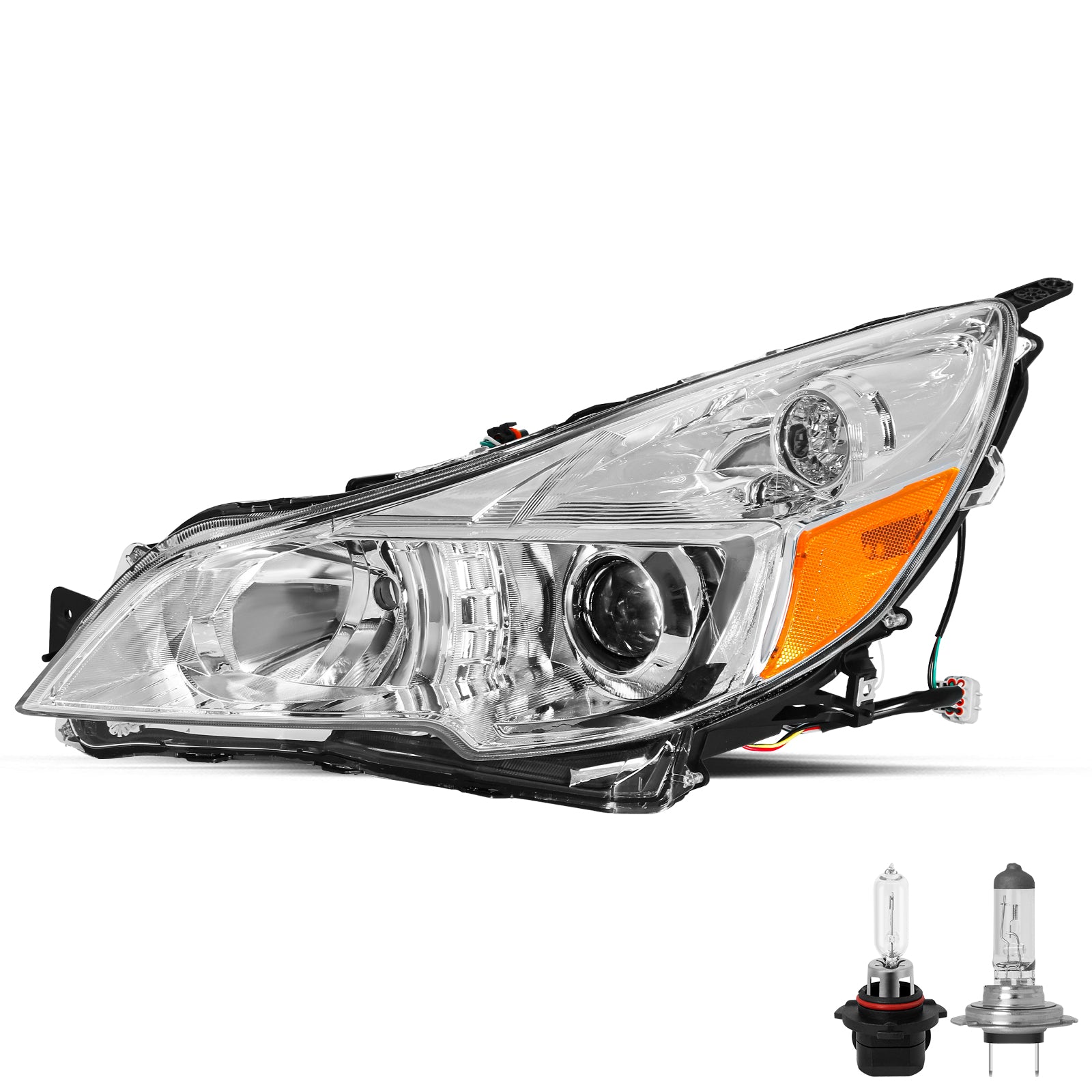 VehicleAid Headlights For 2010-2014 Subaru Outback/Legacy