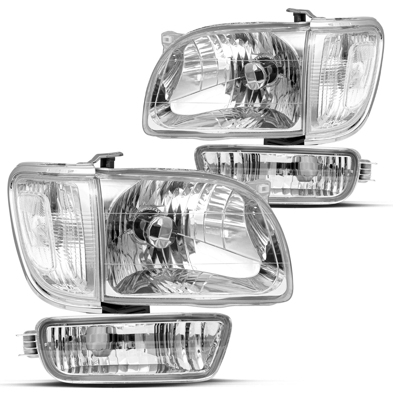 VehicleAid Headlights For 2001-2004 Toyota Tacoma