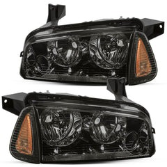 VehicleAid Headlights For 2006-2010 Dodge Charger