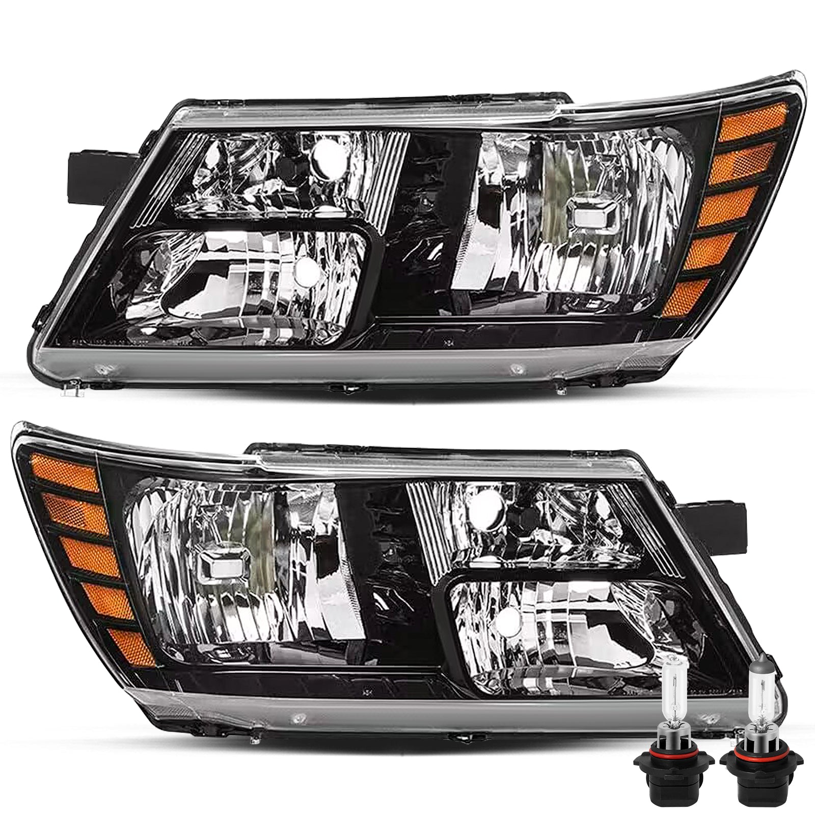 VehicleAid Headlights For 2009-2020 Dodge Journey