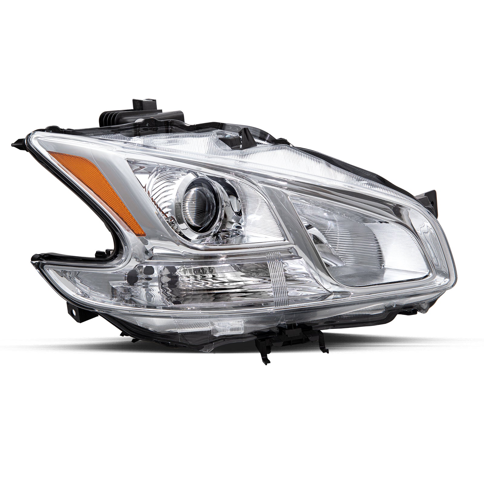 VehicleAid Headlights For 2009-2014 Nissan Maxima Chrome