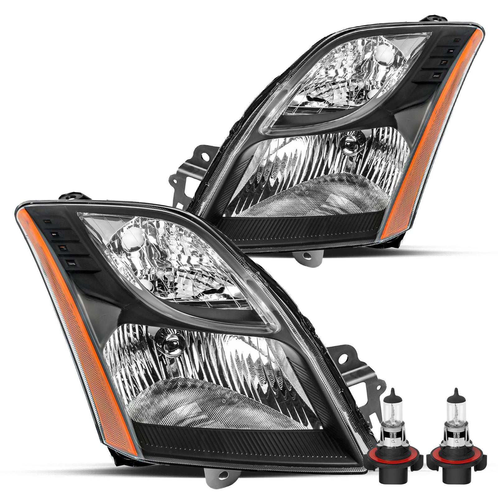 VehicleAid Headlights For 2010-2012 Nissan Sentra