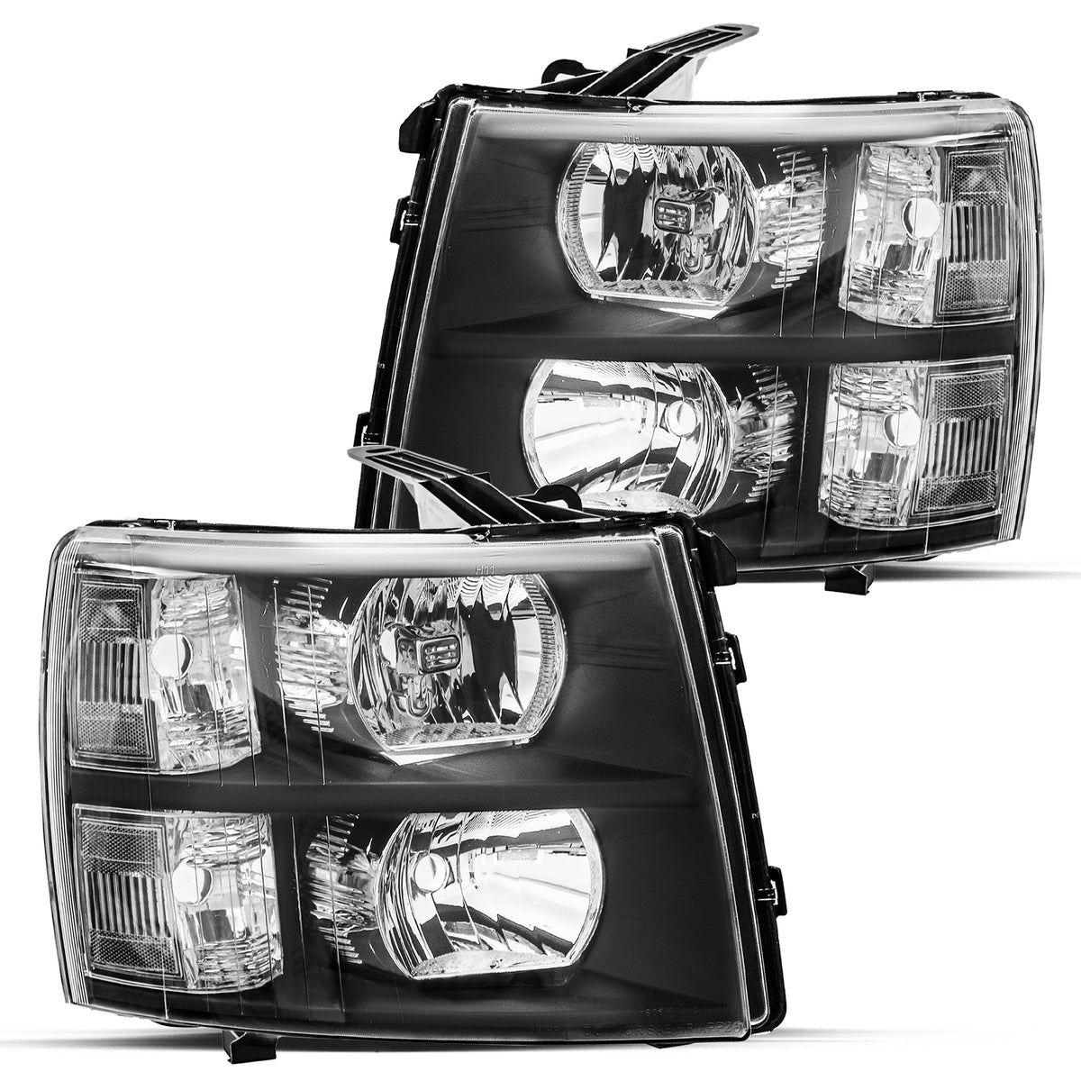 VehicleAid Headlights For 2007 Chevy Silverado 2500 HD Classic