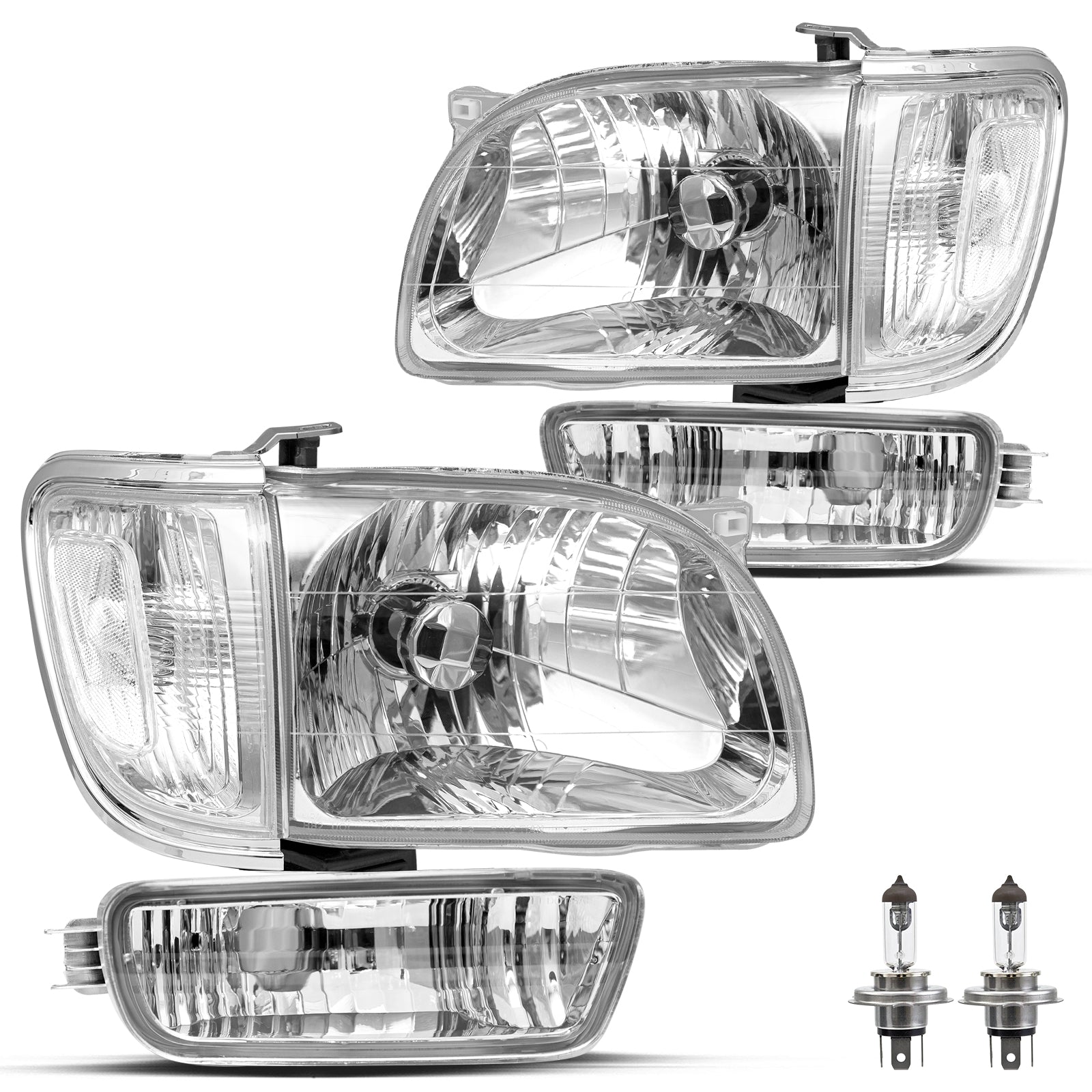 VehicleAid Headlights For 2001-2004 Toyota Tacoma