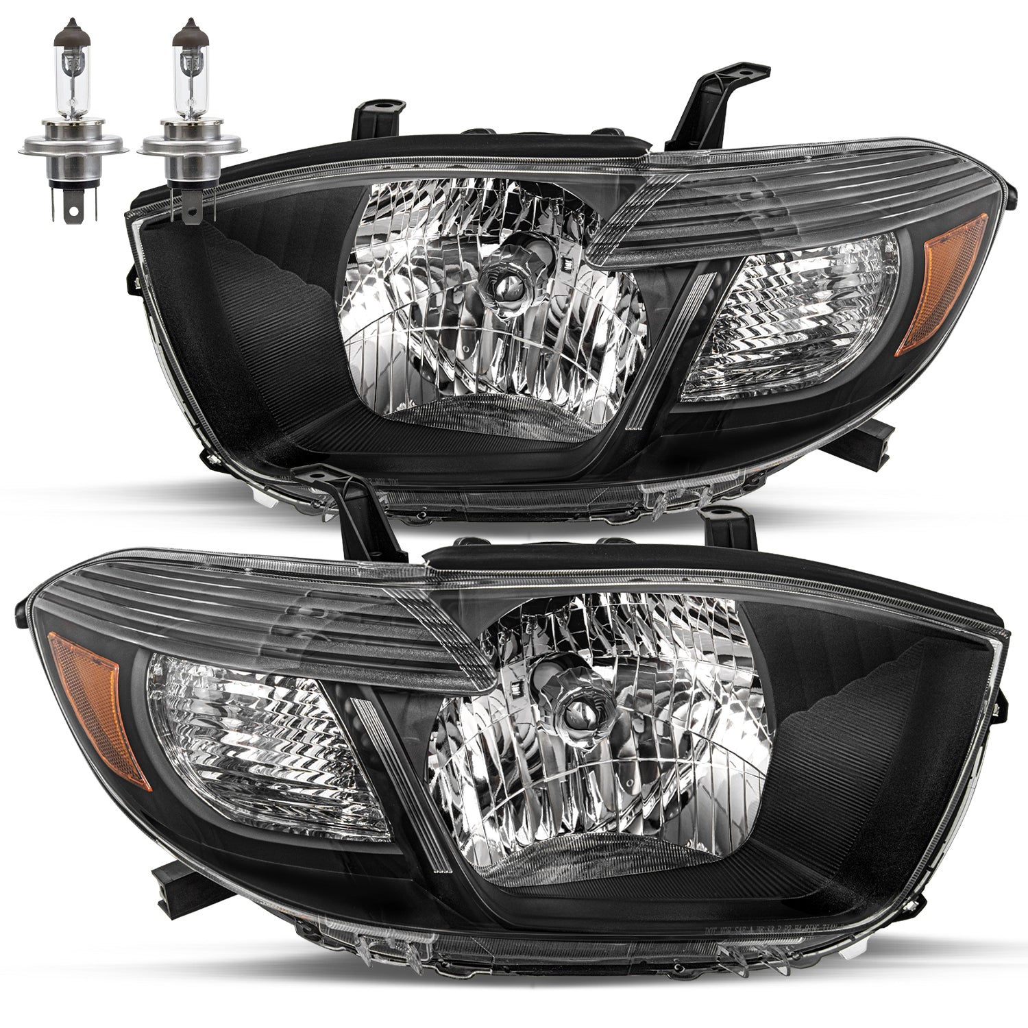 VehicleAid Headlights For 2008-2010 Toyota Highlander