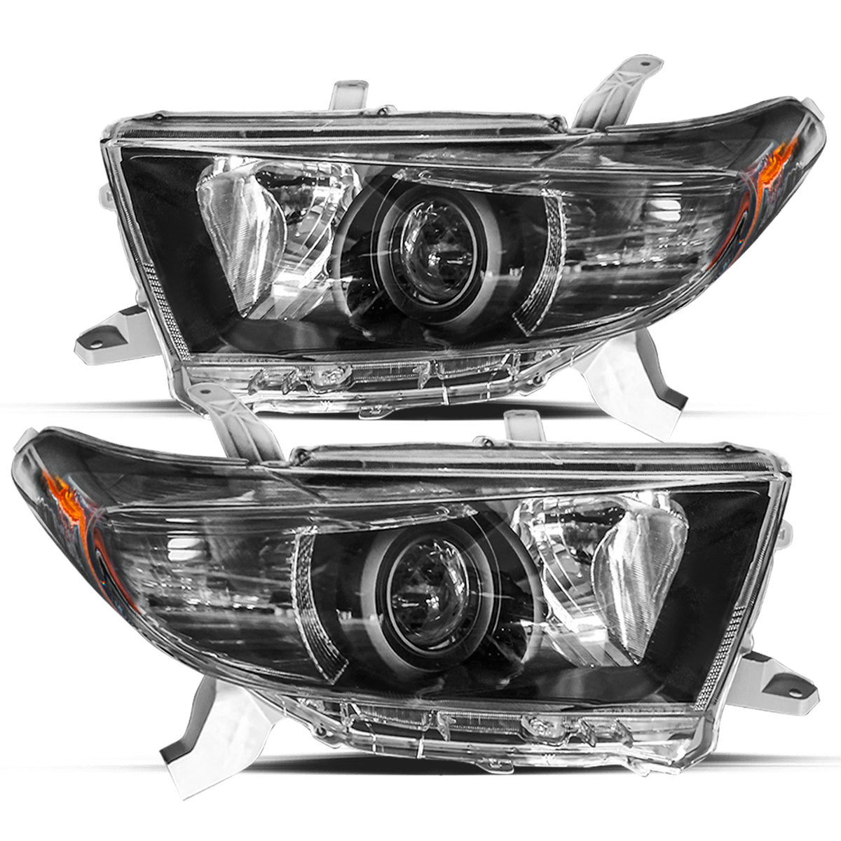 VehicleAid Headlights For 2011-2013 Toyota Highlander