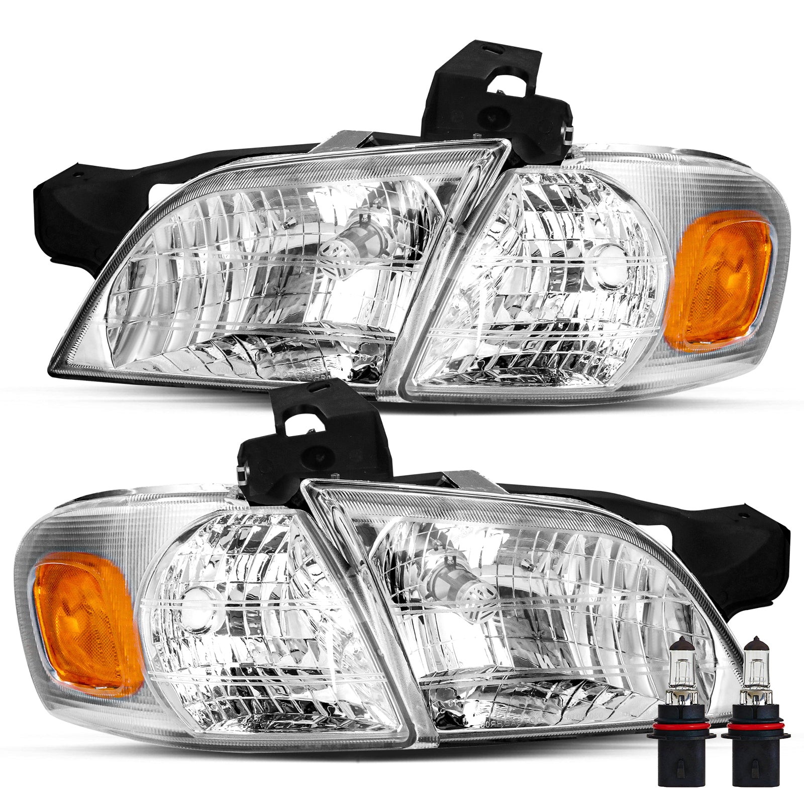VehicleAid Headlights For 1997-2004 Oldsmobile Silhouette