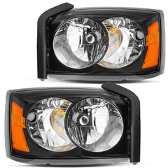 VehicleAid Headlights For 2005-2007 Dodge Dakota