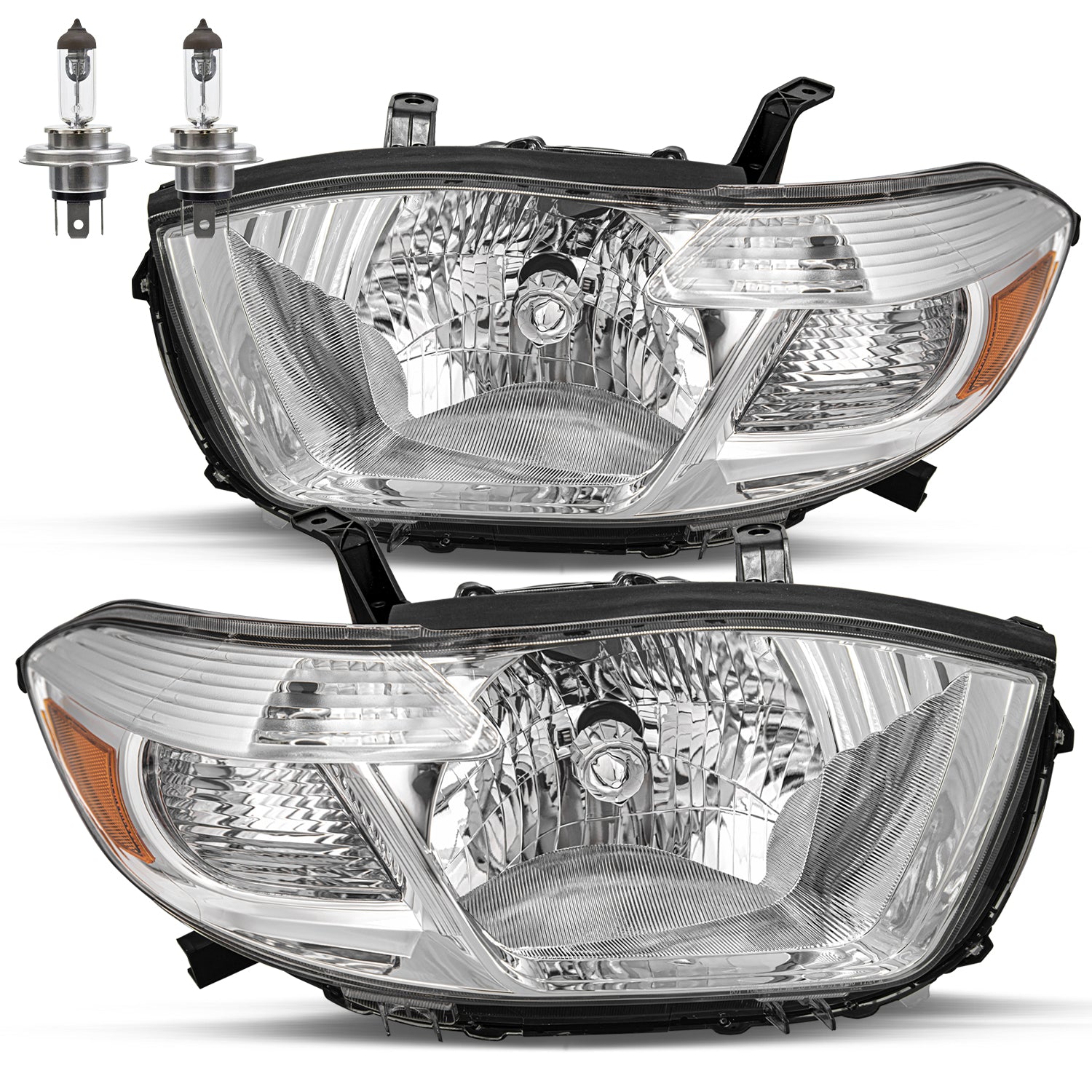 VehicleAid Headlights For 2008-2010 Toyota Highlander