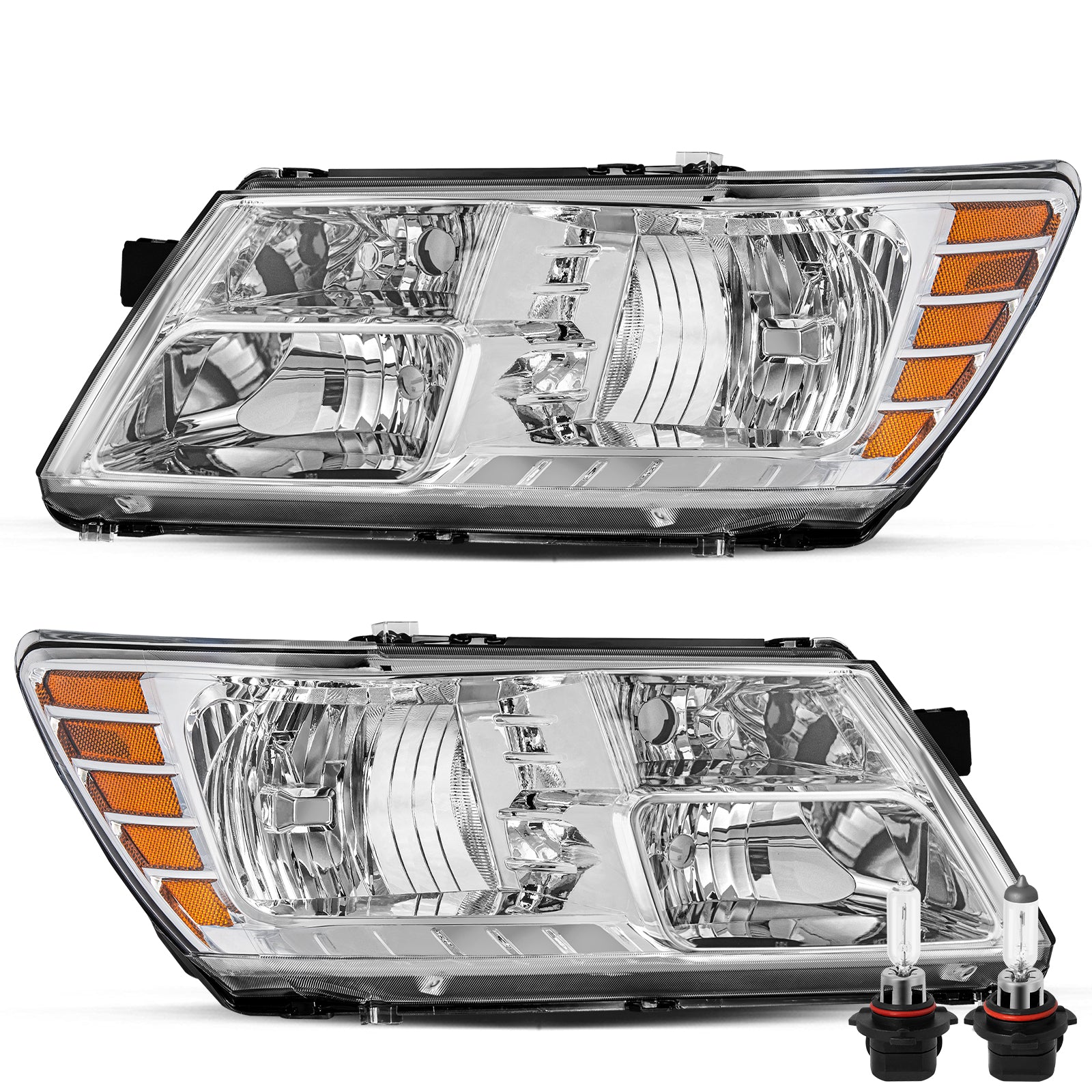 VehicleAid Headlights For 2009-2020 Dodge Journey
