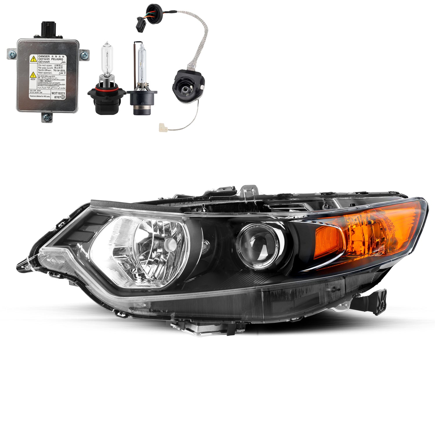 VehicleAid Headlights For 2009-2014 Acura TSX