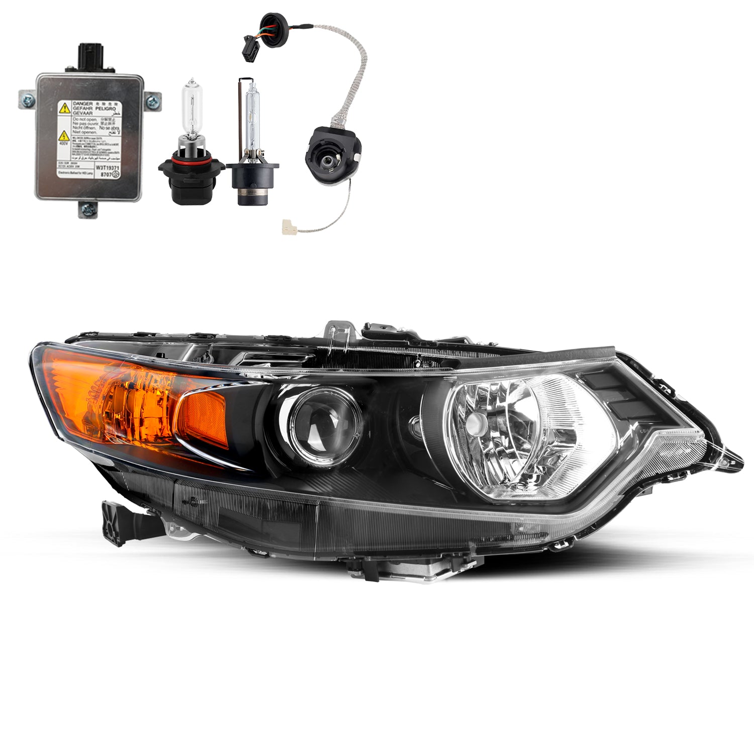 VehicleAid Headlights For 2009-2014 Acura TSX