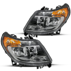 VehicleAid Headlights For 2014-2022 Dodge Ram ProMaster 1500 2500 3500 w/DRL 6 Pin