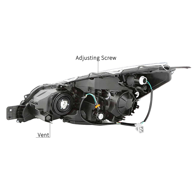 VehicleAid Headlights For 2010-2014 Subaru Outback/Legacy
