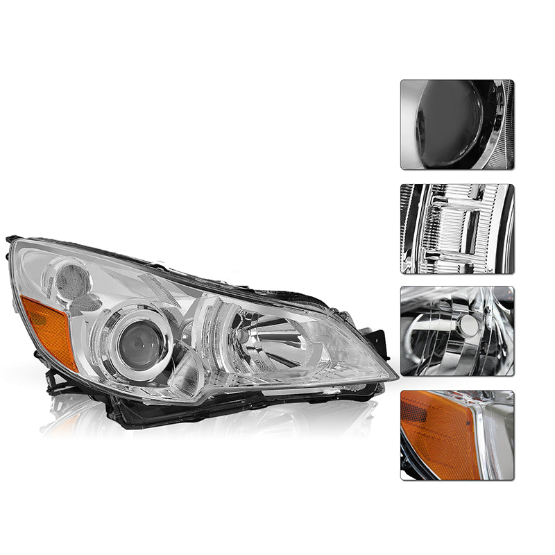 VehicleAid Headlights For 2010-2014 Subaru Outback/Legacy