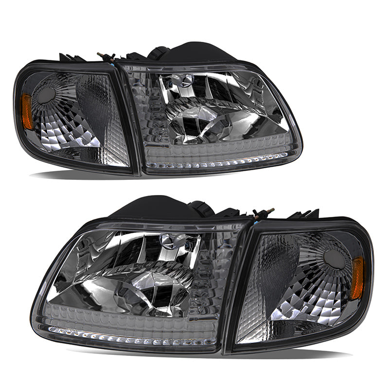VehicleAid Headlights For 1997-2002 Ford Expedition