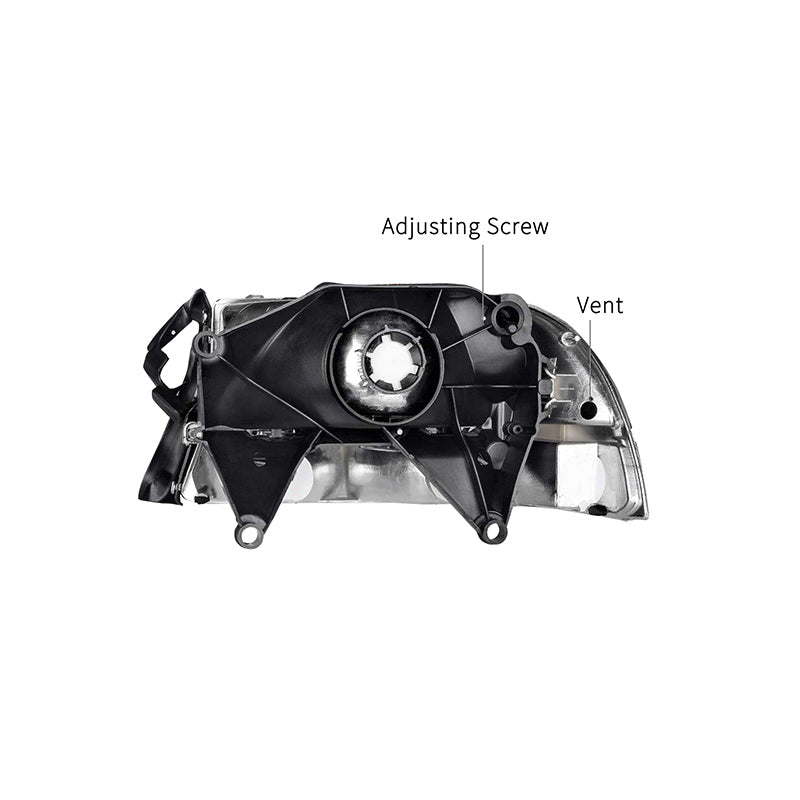 VehicleAid Headlights For 1997-2004 Dodge Dakota