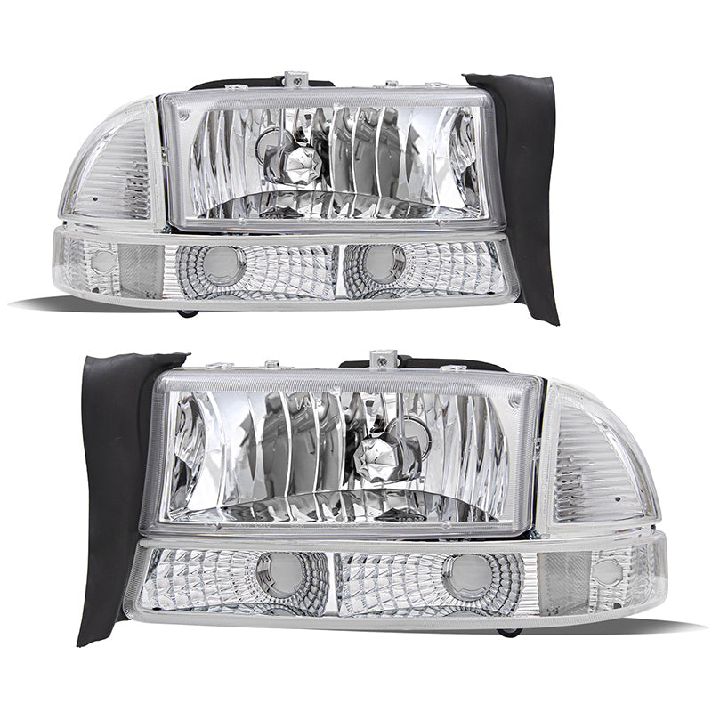 VehicleAid Headlights For 1997-2004 Dodge Dakota