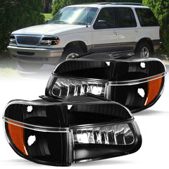 VehicleAid Headlights For 1997 Mercury Mountaineer