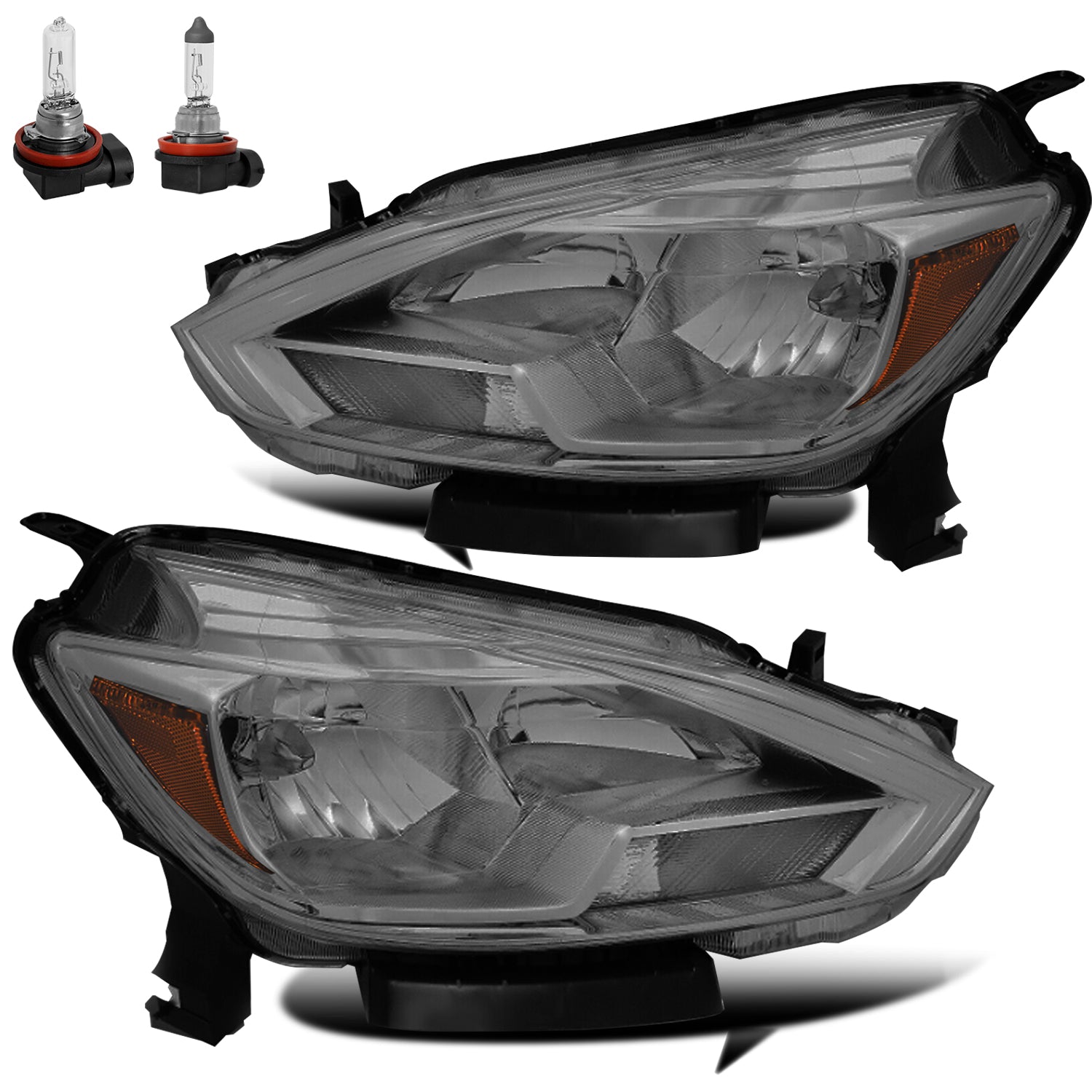VehicleAid Headlights For 2016-2019 Nissan Sentra