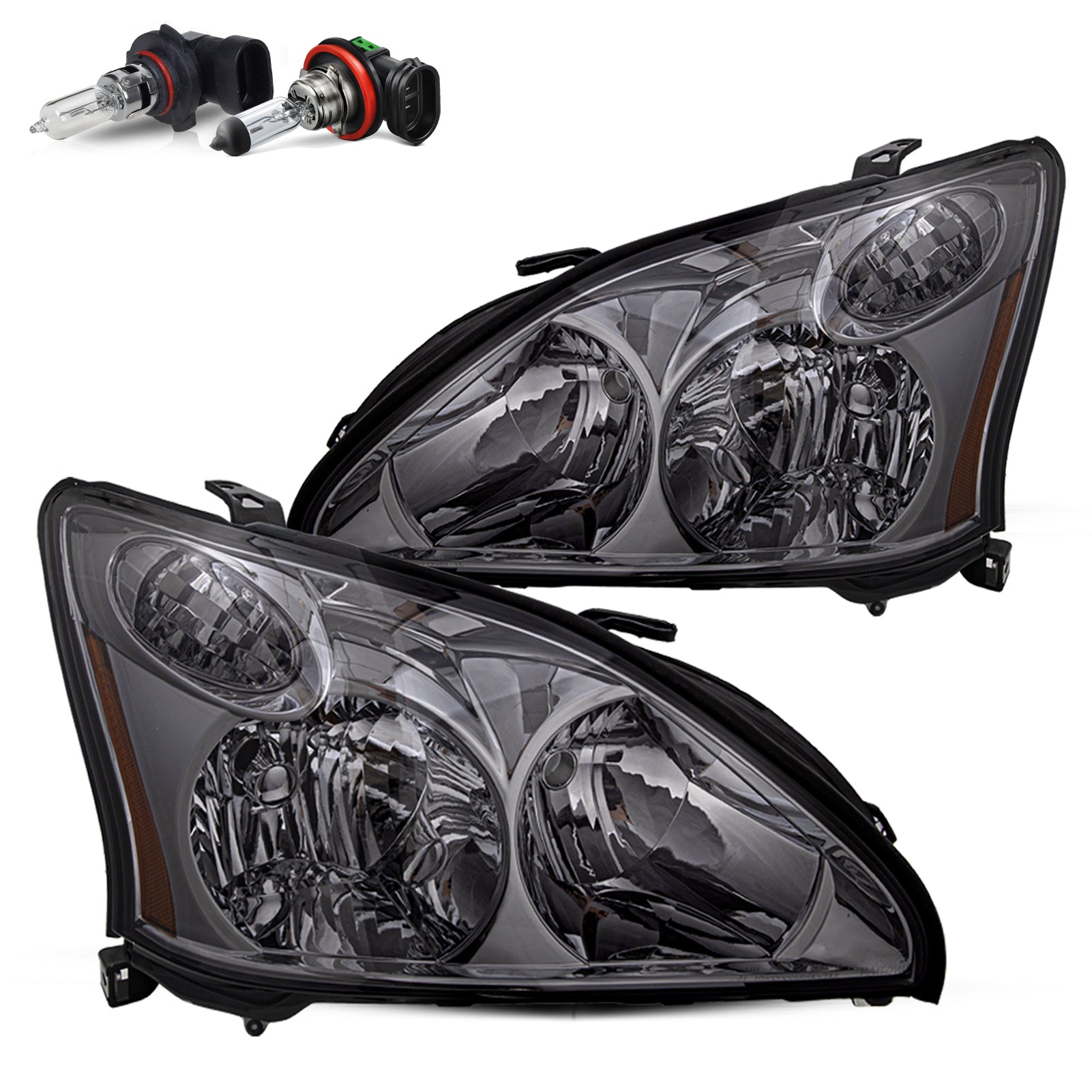 VehicleAid Headlights For 2006-2008 Lexus RX400h
