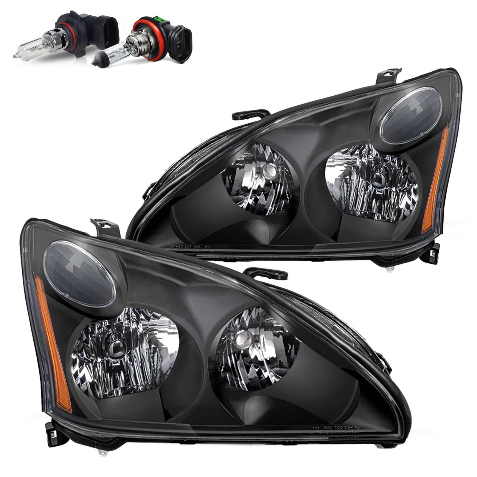 VehicleAid Headlights For 2006-2008 Lexus RX400h