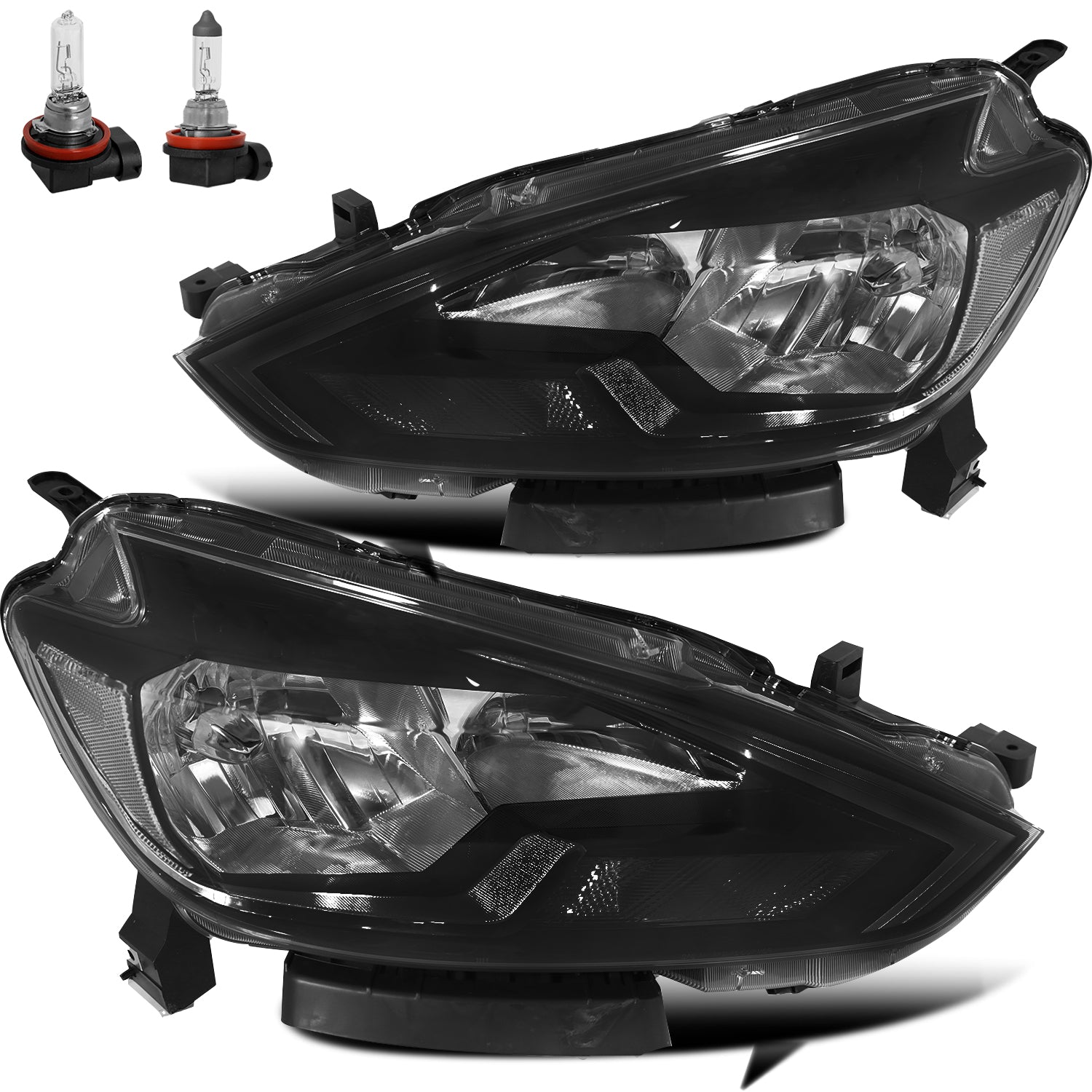 VehicleAid Headlights For 2016-2019 Nissan Sentra