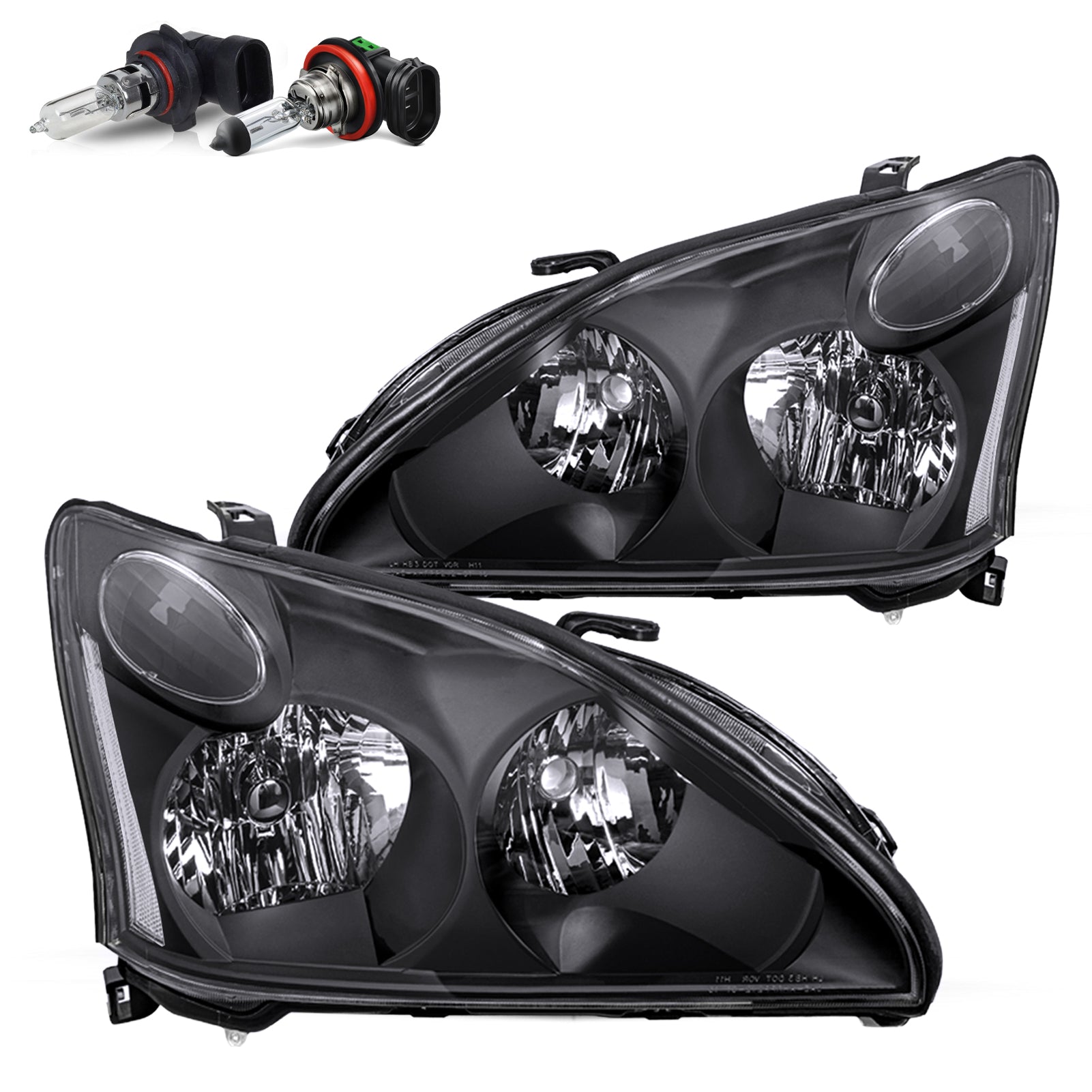 VehicleAid Headlights For 2006-2008 Lexus RX400h