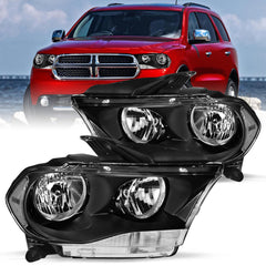 VehicleAid Headlights For 2011-2013 Dodge Durango