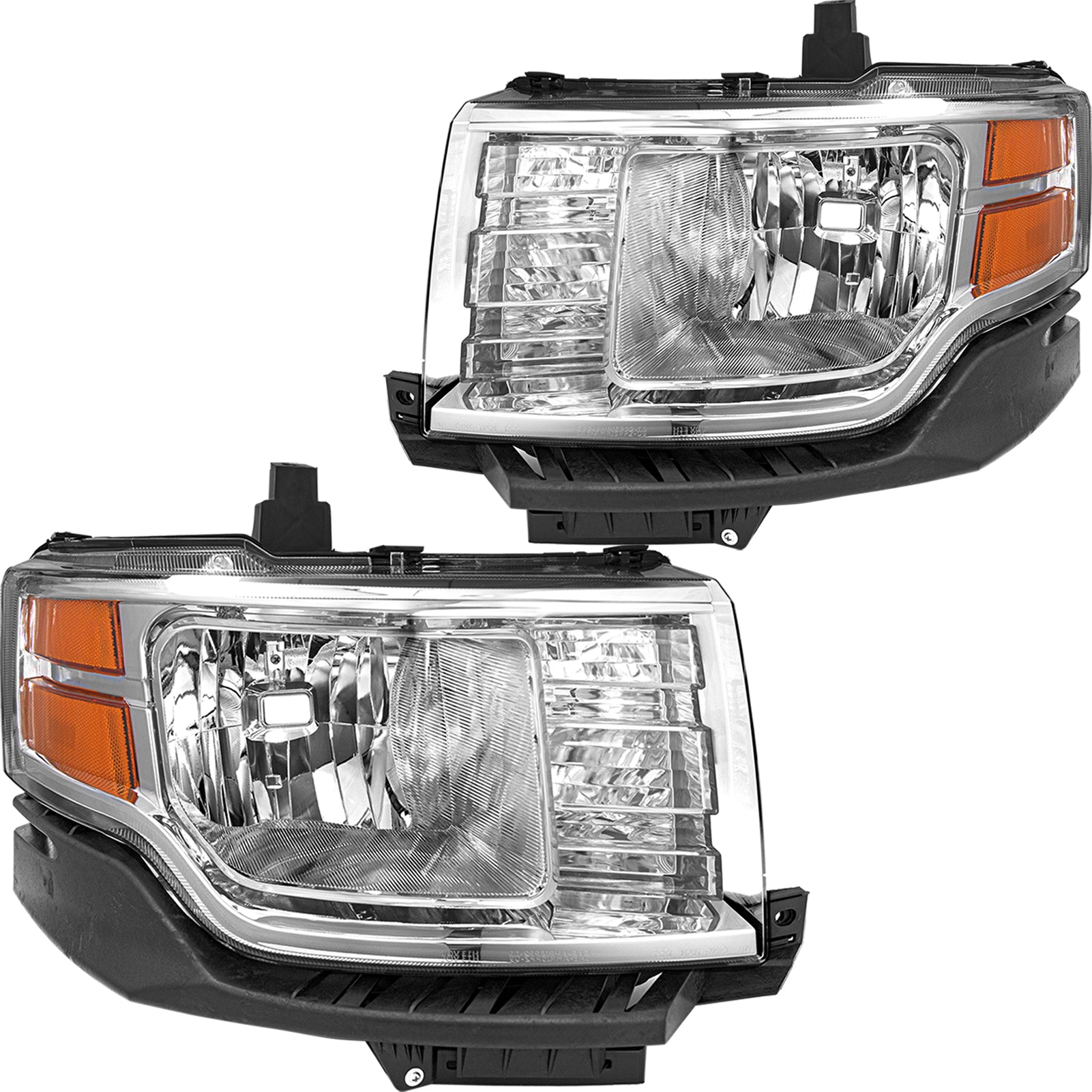 VehicleAid Headlights For 2009-2012 Ford Flex
