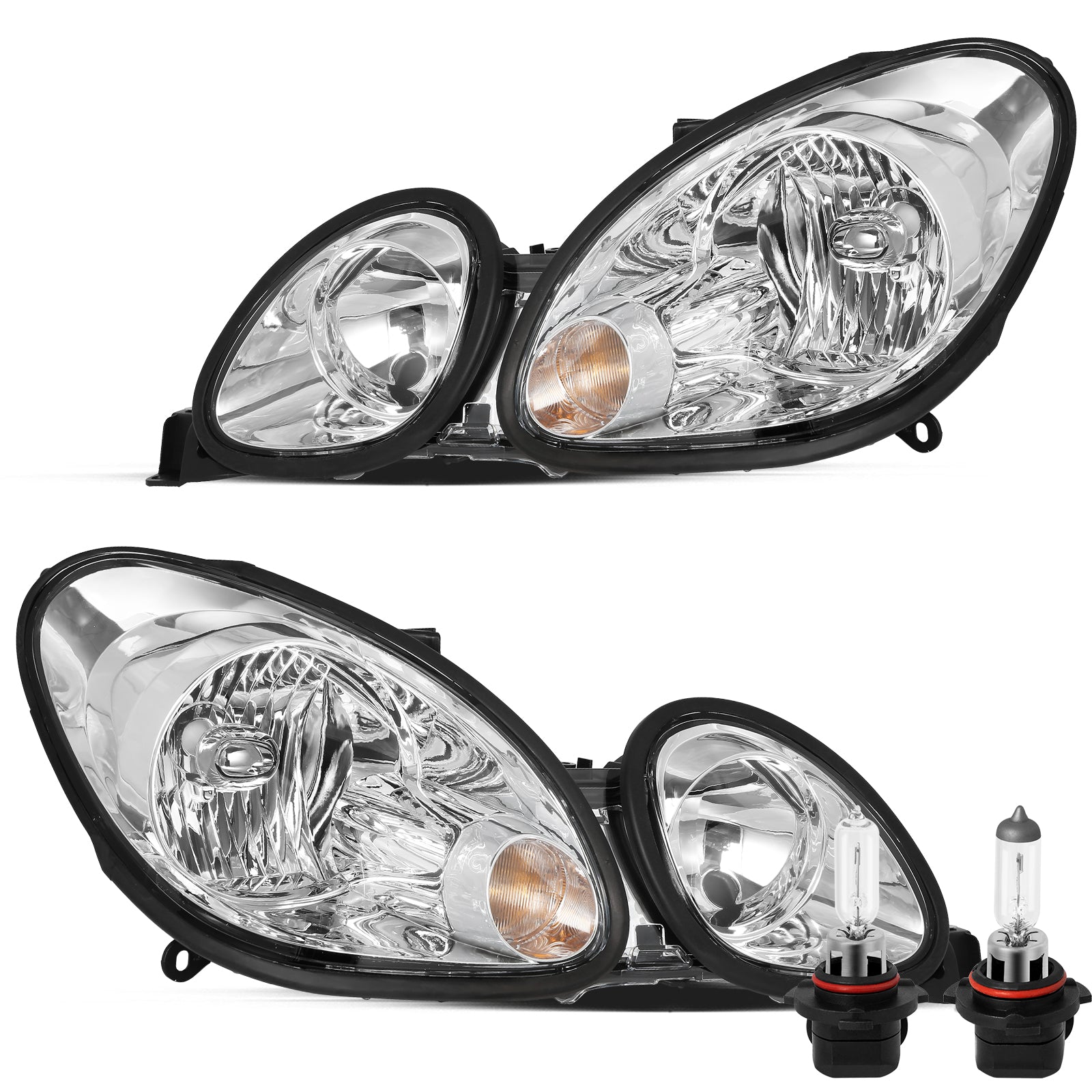 VehicleAid Headlights For 1998-2000 Lexus GS400